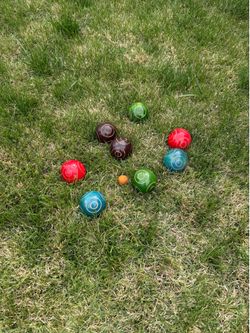 Vintage ITALIAN BOCCE SET