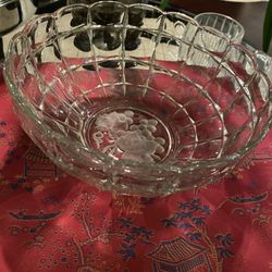 Thick Chrystal Bowl 10 Inches