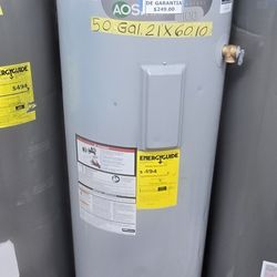 Electric Water Heater 30 40 And 50 Gallons 1 Year Warranty Garantia Por Escrito 