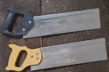Two Hand Saws – Wood and Plastic Handle