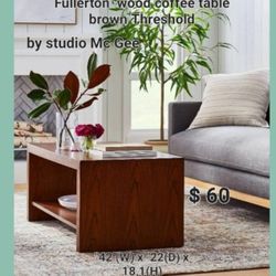 Brand New Fullerton Coffee Table Threshold Designed Studio Mc Gee 