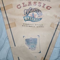 Classic Old Century Wooden Baseball Pinball Style Game 