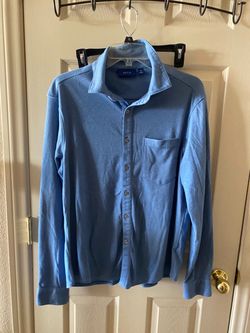 Blue dress shirt long sleeve