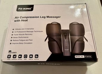Fit King Air Compression Leg Massager with Heat