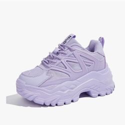 Free Purple Chunky Sneakers