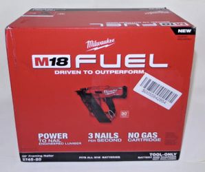 Milwaukee M18 Fuel Framing Gun 30 Tool Only