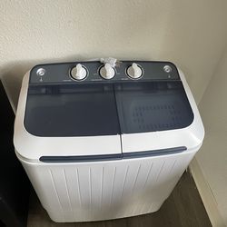 Small portable washer and dryer