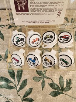 Replicap Vintage Car Bottle Resealers Set of 8