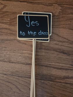 Dress Shopping Signs
