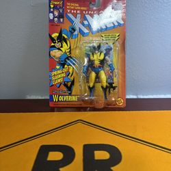 ToyBiz The Uncanny X-Men Wolverine 2nd Edition Spring-Out Claws w/ Trading Card