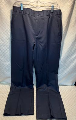 Van Heusen Traveler Pants Men's Navy Blue  Classic Fit Slacks Size 32x32