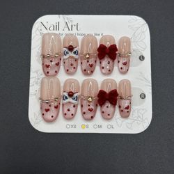 Press On Nails Size S Reusable Handmade