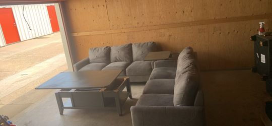 FREE Delivery & Setup – Modern Gray Living Room Set