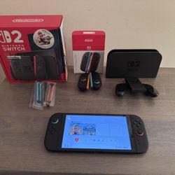Nintendo Switch 2 With extra Joy Con Mario Kart World and Pokémon Arceus Downloaded
