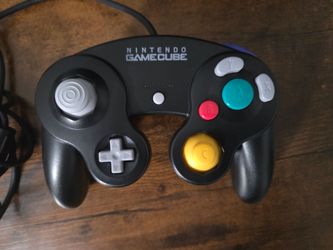 Official Black GameCube Controller - Deep Cleaned / Tested (OEM)