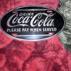 Vintage Collectible Coca Cola Sign