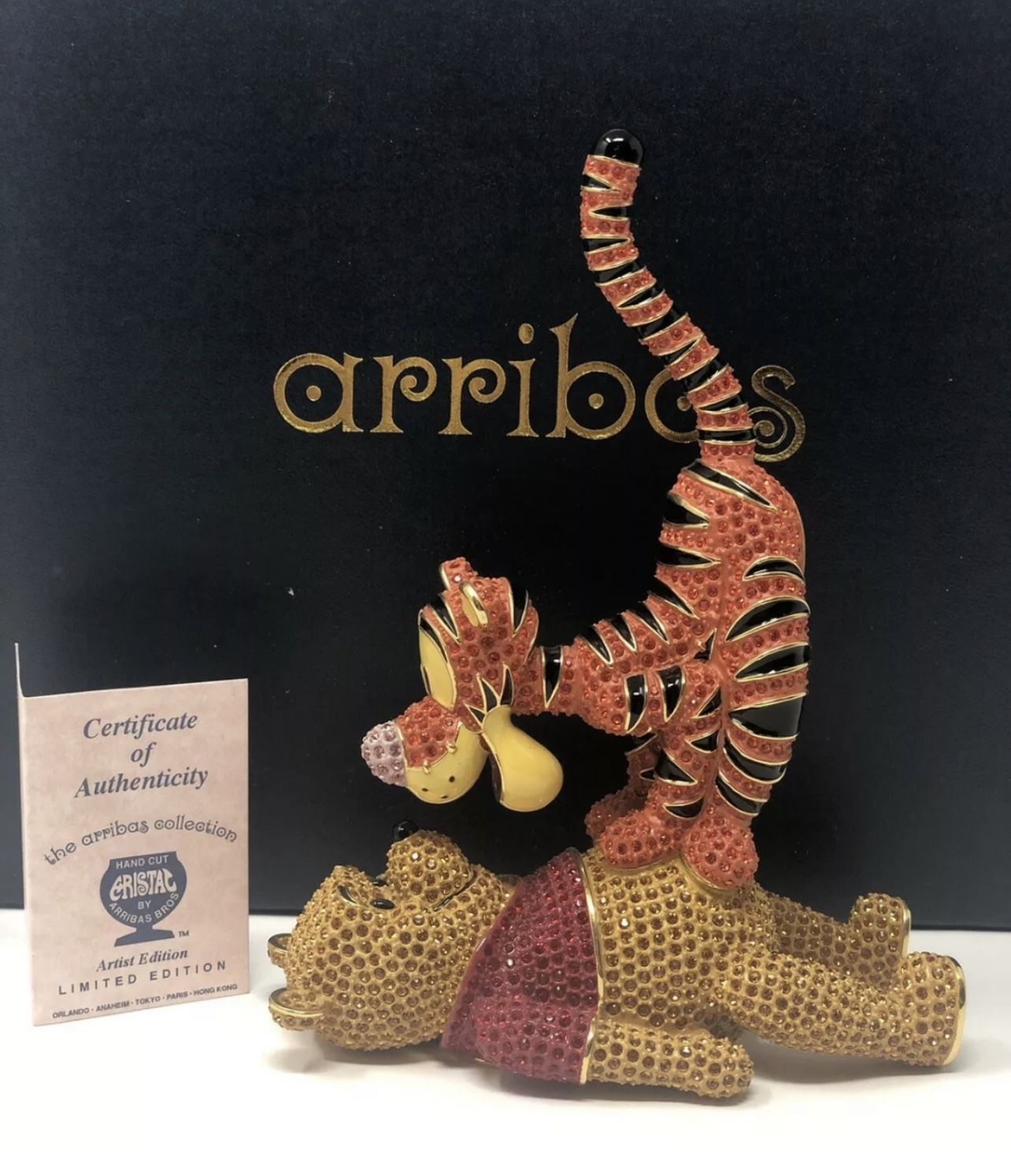 Disney Arribas Brother Pooh And Tiger Special Limited Edition 