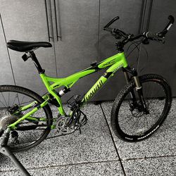 Green Specialized Mountain Bike