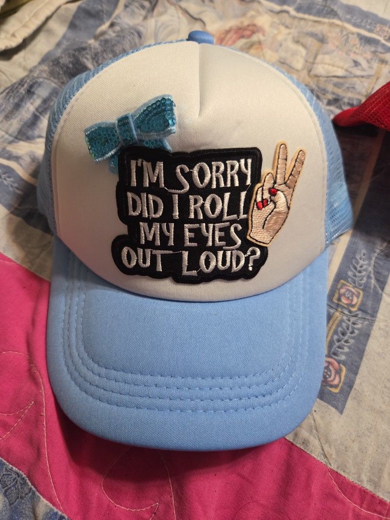 *Did I Roll My Eyes* Customized Hat