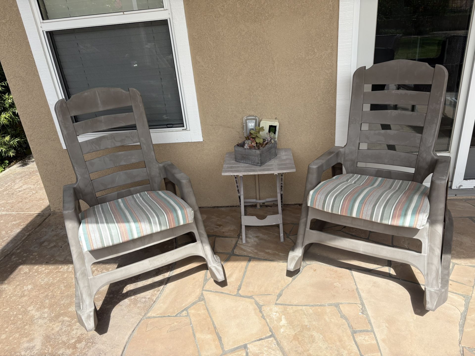 Pair Of Adirondack Rocking Chairs
