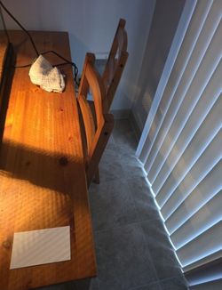 Wooden dining table set