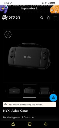Switch two carrying case Nyxi Atlas