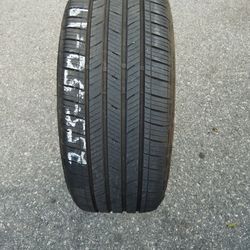 (1) 255/50/19 BRIDGESTONE ALENZA SPORT A/S  LIFE: 80%
