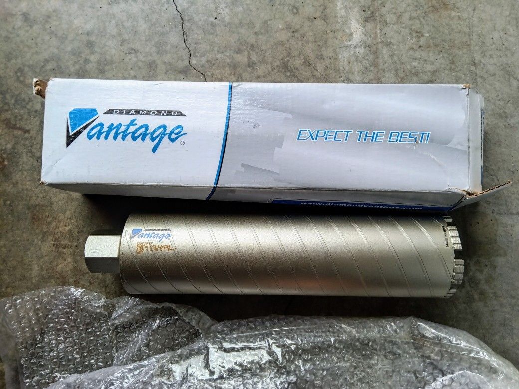 DIAMOND VANTAGE
Core Bit, 4 x 1-1/4-7 in, 
Mfr # 04014JWZGH
