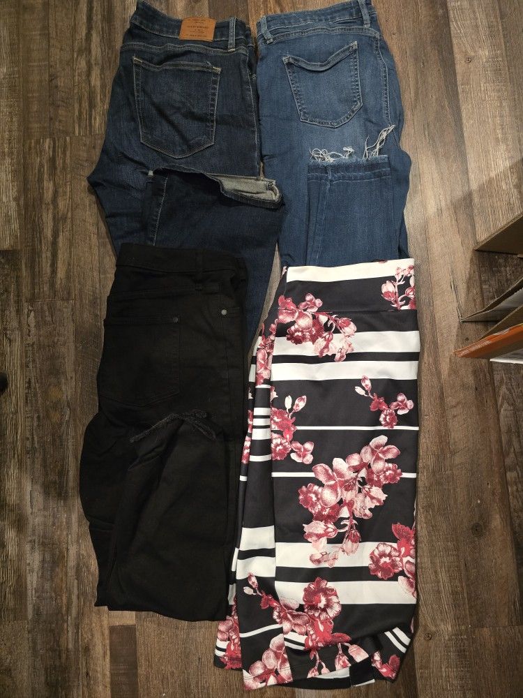 Womens Size 12 Jeans/Pants/Skirt Lot