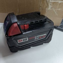 M18  5.0ah Red lithium XC 5.0 Battery 