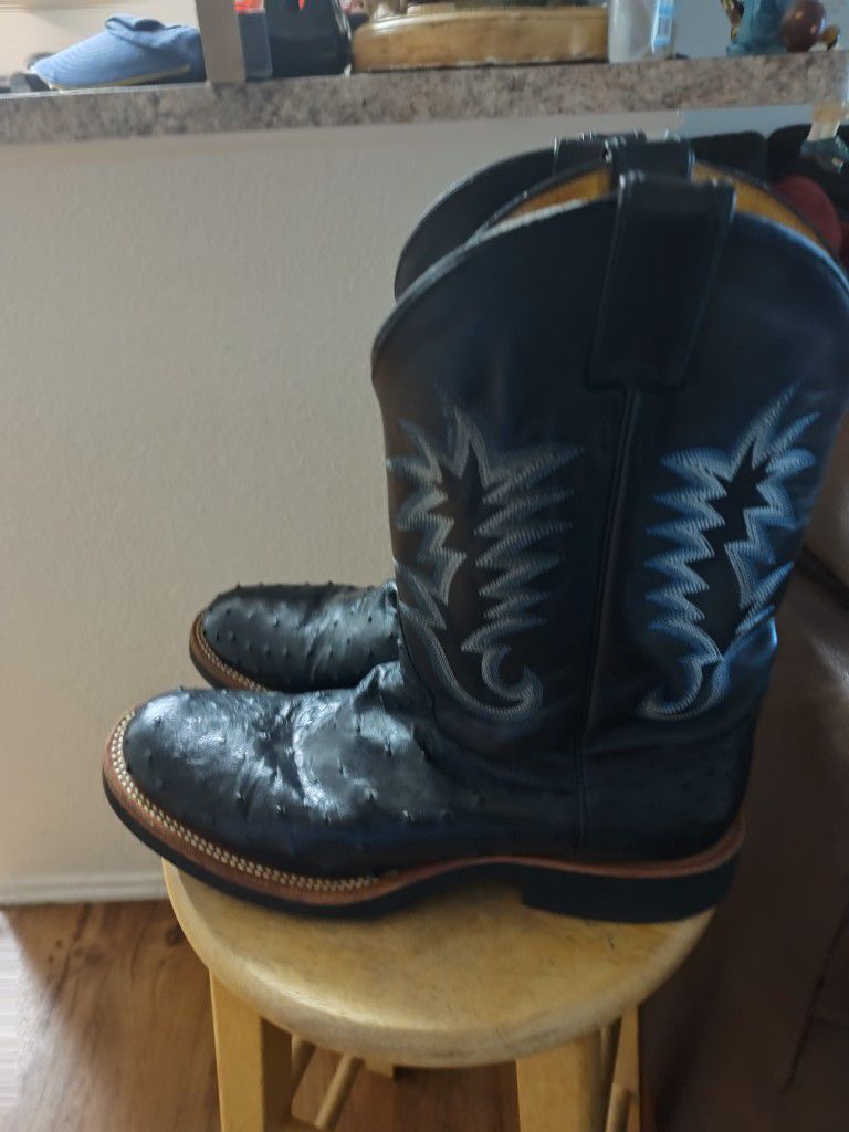 Men's Size 12 Justin Cowboy Boots 