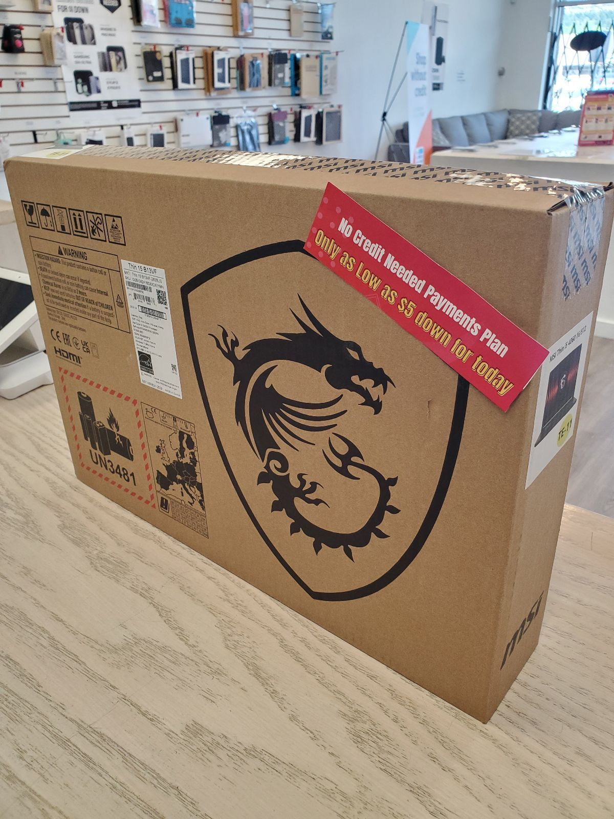 ๐ MSI GF63 Thin Drops to $699 โ $1 Down + 1-Year Warranty