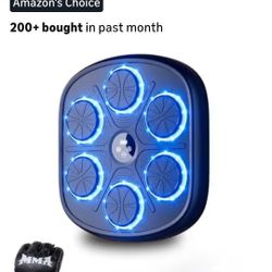 Music Boxing Machine for Adults, Boxing Machine Wall Mounted Music with Gloves, Boxing Music Workout Machine for Home, Indoor and Gym