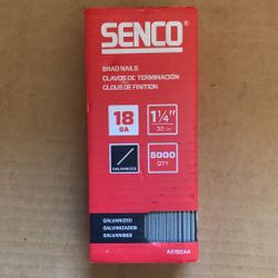 Senco Fastening Systems AX15EAA 5000CT 1-1/4-Inch Brad Nail 18GA