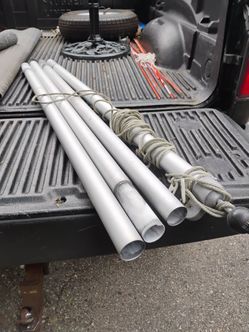 Outdoor aluminum flag pole