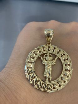 10k real gold cubes link charm