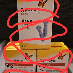 NEW FREESTYLE LITE GLUCOSE TEST STRIPS.