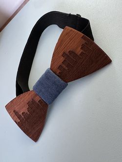 Wood bow tie Ferrari lucybelle hat