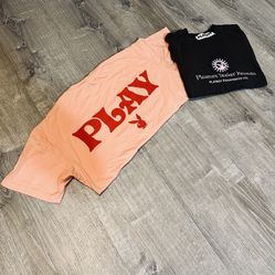 Official Playboy Merchandise Shirt Lot (2) Graphic Logo Tee Bundle | Men's/Unisex [medium] Y2K Aesthetic 