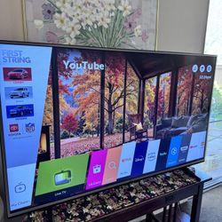 Lg 60” Class UH6090 Series 4k UHD HDR 120Hz Crystal Smart TV With WebOS 3.0