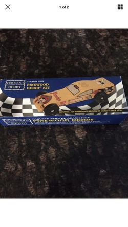 NIB Cub Scout Pinewood Derby Car Kit