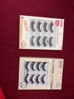 Kiss MLBB & Ardell Faux Mink False Lashes Bundle