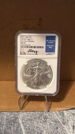 2021 American Silver Eagle NGC MS70 First Day of Release