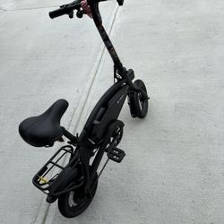 Jetson Adult Axle X 12" Step-Over Electric Folding Bike - Black: 15.5 mph, 220 lb Capacity