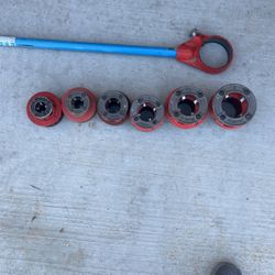 Ridged Pipe Tread Tool Different Sizes 
