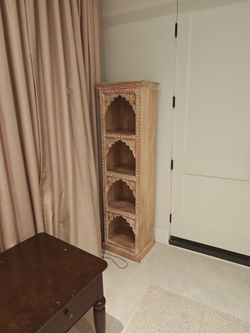 Like New. Two Heavy Full Wood Bookcase