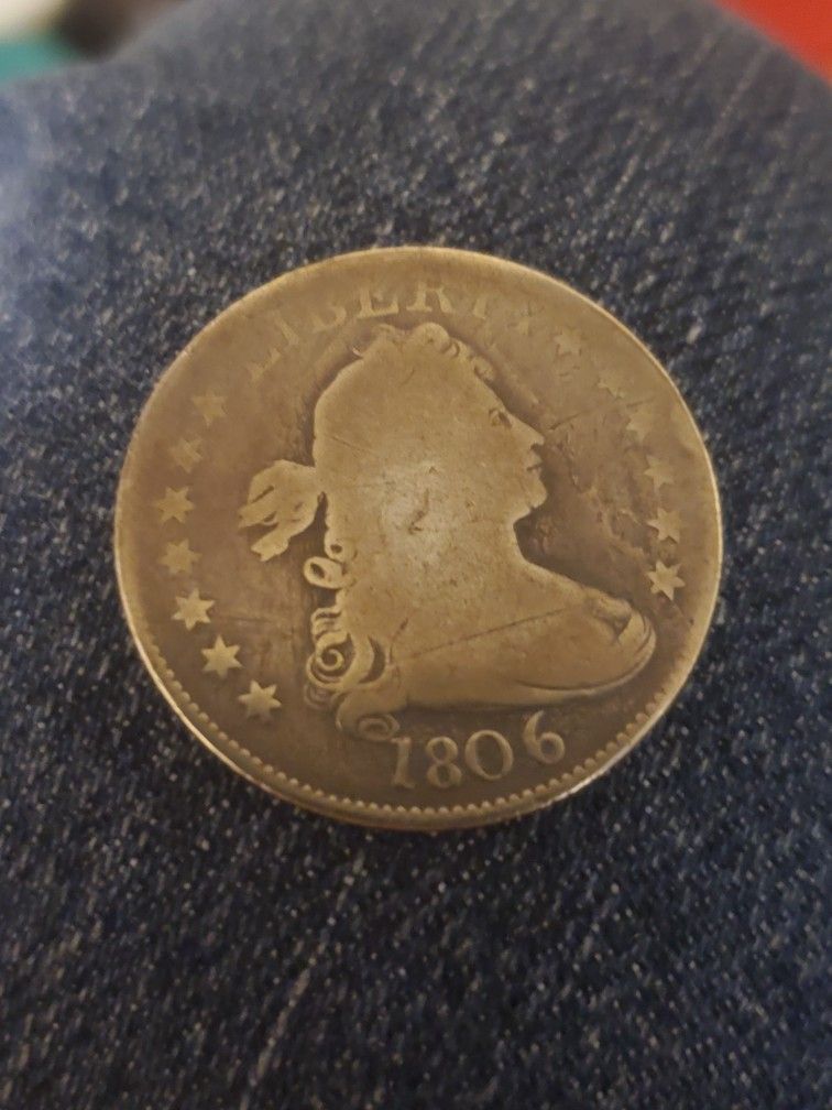 9ECBSX1230 SOOOOOO RARE! 1806 QUARTER 206,000 Minted