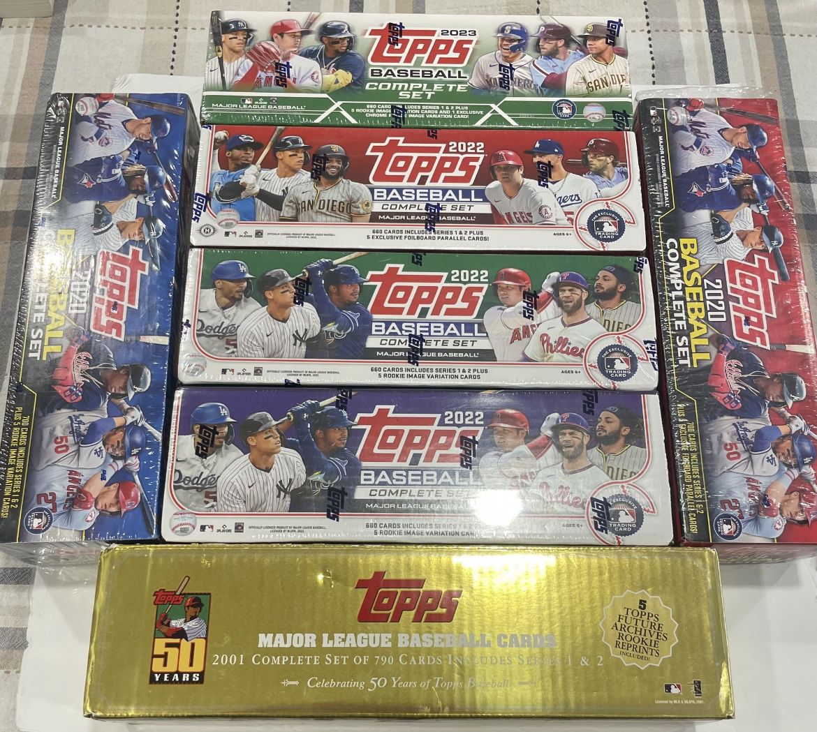 Topps Baseball Complete Set. Pick A Year 2020, 2021, 2022 & 2023 $$Price Is Per Box$$