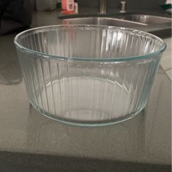 Clear Serving  Casserole,  Salad, Dish Bowl