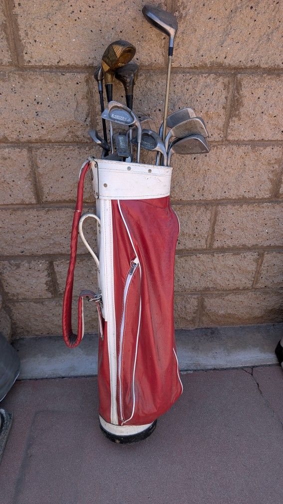 Golf Clubs And Bag